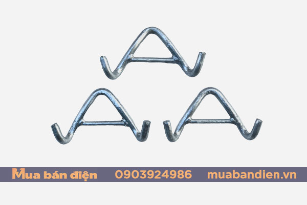 Giá móc đôi treo cáp vặn xoắn Tuấn Ân