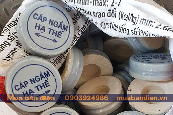 Mốc sứ báo hiệu cáp ngầm hạ thế