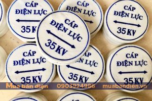 Mốc sứ cảnh báo cáp ngầm 35kV