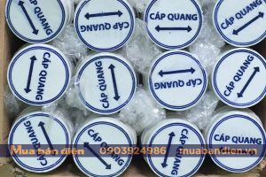Mốc sứ cảnh báo cáp quang ngầm