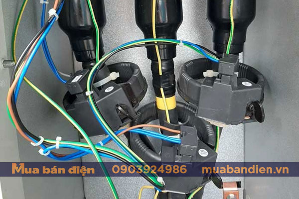 Bộ báo sự cố Flair 22D lắp tại vị trí đầu cáp ngầm tủ RMU
