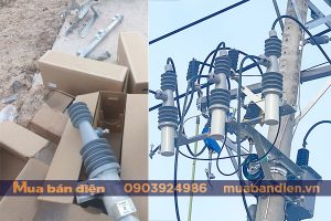Cung cấp dao cắt tụ bù trung thế và bộ giá treo 3 pha
