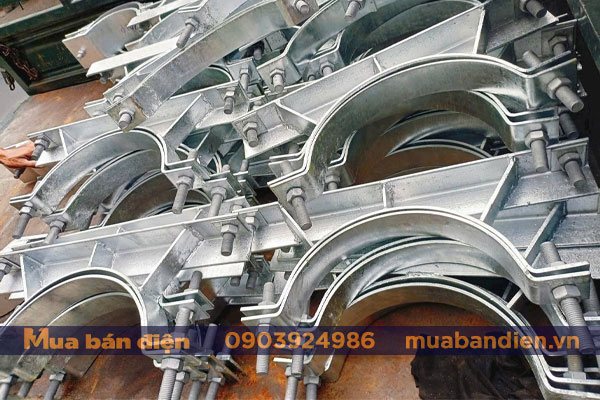 Gông cột điện thép mạ kẽm nhúng nóng